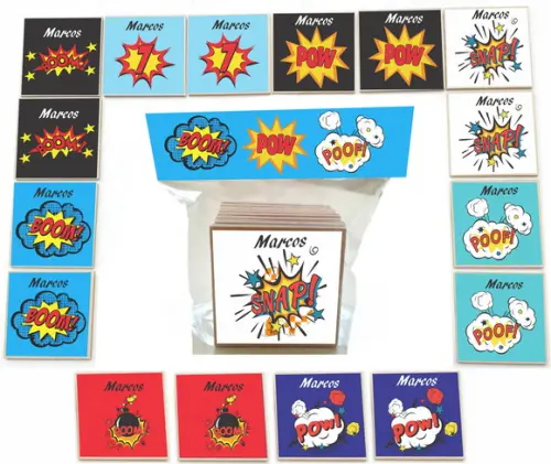 Jogo da Memoria mdf 16 Pças-bomba