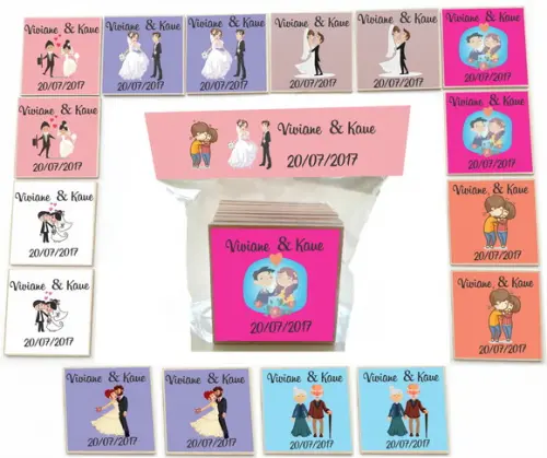 Jogo da Memoria mdf 16 Pças-casal