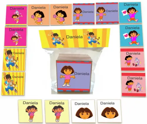 Jogo da Memoria mdf 16 Pças-dora