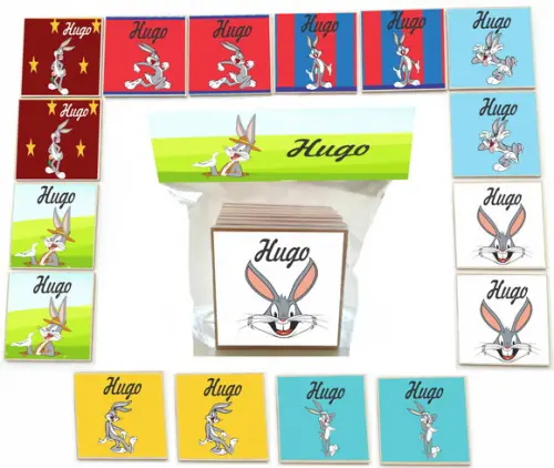 Jogo da Memoria mdf 16 Pças-pernalonga