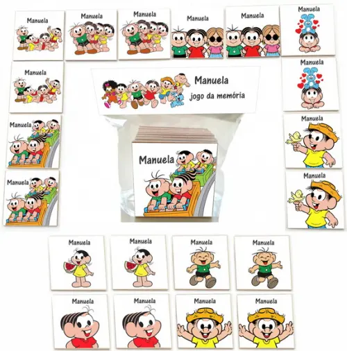 Jogo da Memoria mdf 20 Pças