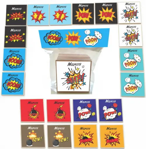 Jogo da Memoria mdf 20 Pças-bomba