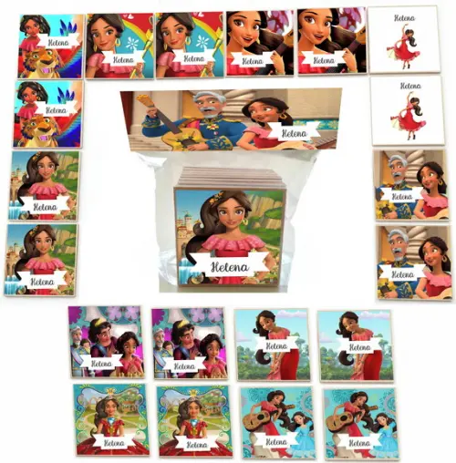Jogo da Memoria mdf 20 Pças-elena de Avalor