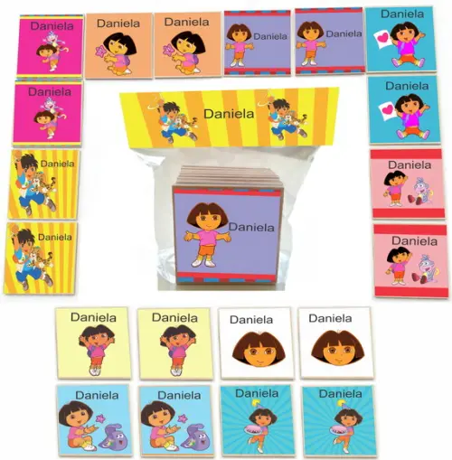 Jogo da Memoria mdf 20 Pças-dora