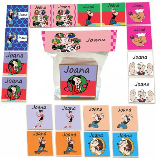 Jogo da Memoria mdf 20 Pças-popai