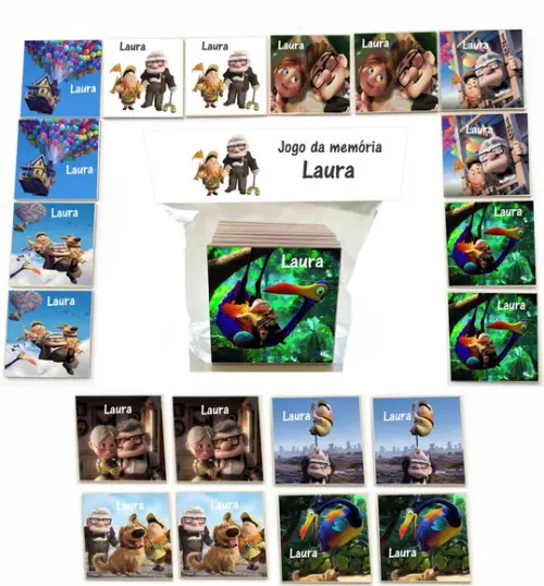 Jogo da Memoria mdf 20 Pças-up Altas Aventuras