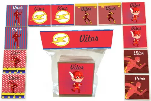 Jogo da Memoria Mdf- 12 Pças-flash