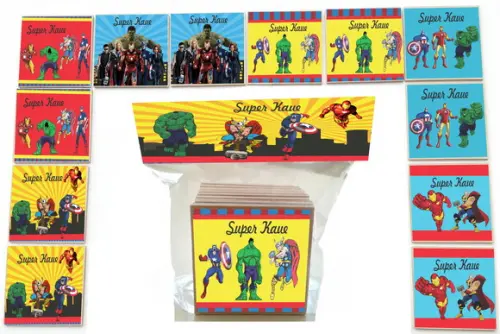 Jogo da Memoria Mdf-12 Pças-vingadores