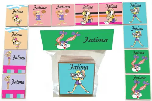 Jogo da Memoria Mdf-12 Pças-lola