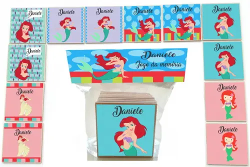 Jogo da Memoria-12 Pças- Mdf-ariel