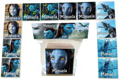 Jogo da Memoria-12 Pças- Mdf-avatar