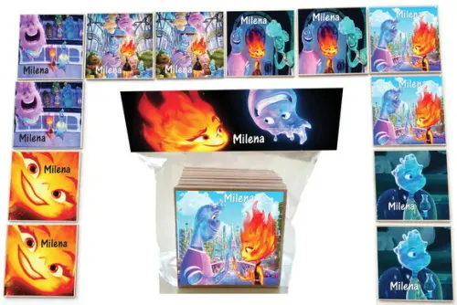 Jogo da Memoria-12 Pças- Mdf-elementos