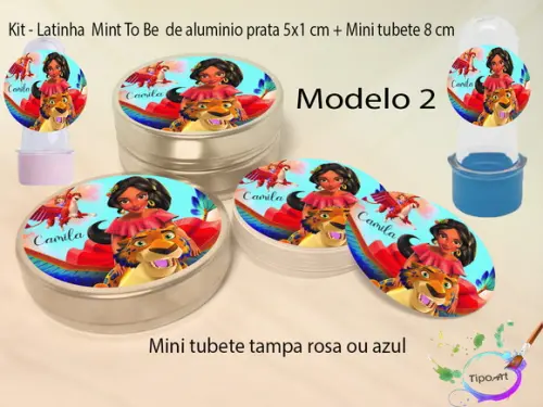 Kit Latinhas e Mini Tubetes - Elena de Avalor