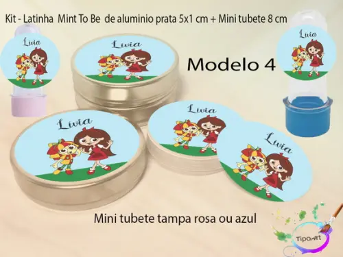 Kit Latinhas e Mini Tubetes - Sitio do Pica Pau Amarelo
