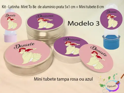 Kit Latinhas e Mini Tubetes -ariel
