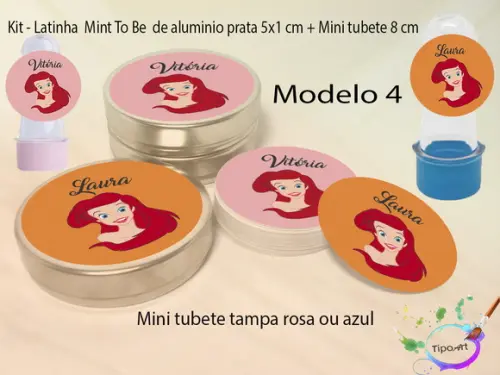 Kit Latinhas e Mini Tubetes -ariel