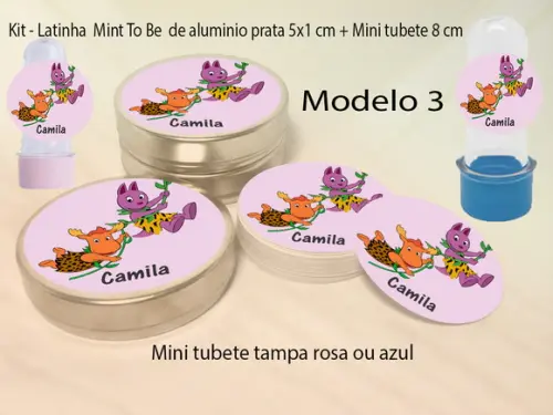 Kit Latinhas e Mini Tubetes -backyardigans