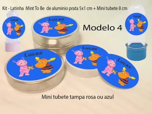 Kit Latinhas e Mini Tubetes -backyardigans