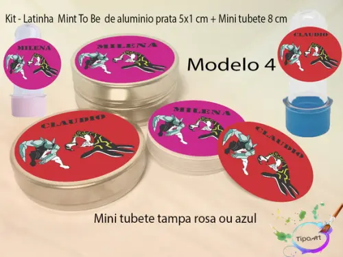 Kit Latinhas e Mini Tubetes -ben 10