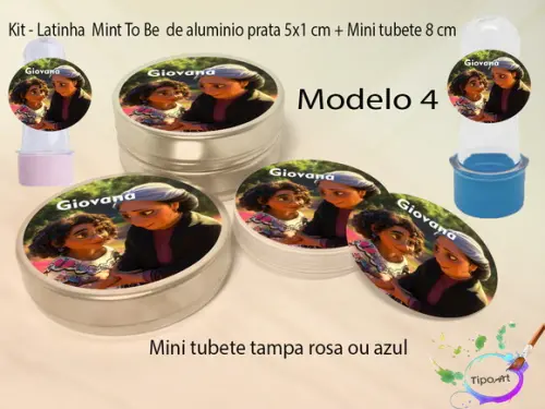 Kit Latinhas e Mini Tubetes -encanto