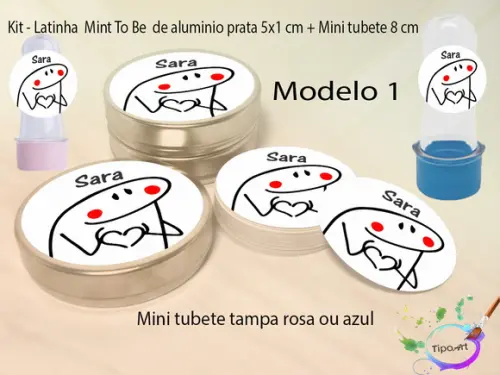 Kit Latinhas e Mini Tubetes -flork