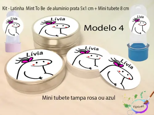 Kit Latinhas e Mini Tubetes -flork