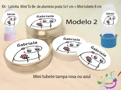 Kit Latinhas e Mini Tubetes -flork