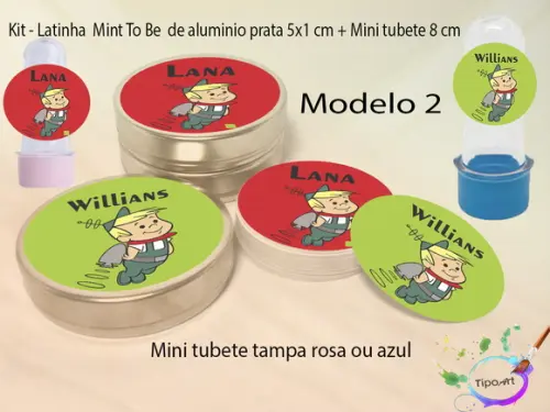 Kit Latinhas e Mini Tubetes -jetsons