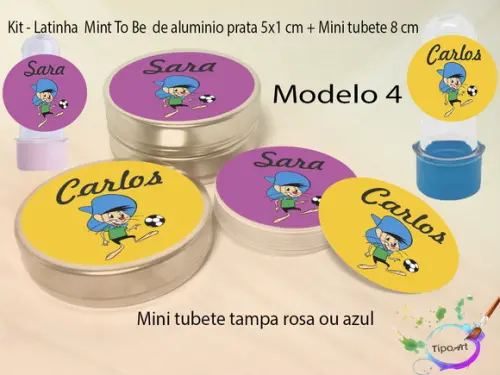 Kit Latinhas e Mini Tubetes -ligeirinho