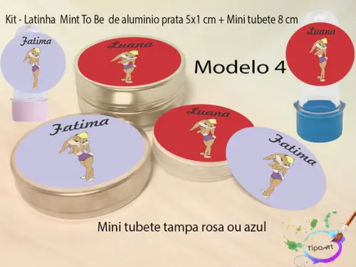 Kit Latinhas e Mini Tubetes -lola