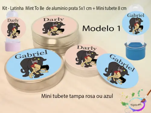 Kit Latinhas e Mini Tubetes -mogli