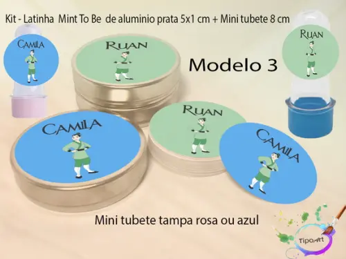 Kit Latinhas e Mini Tubetes -mulan