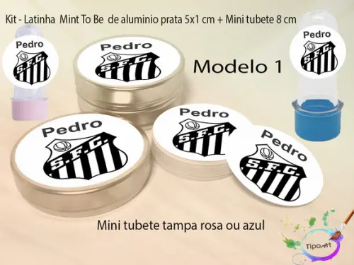 Kit Latinhas e Mini Tubetes -peixe
