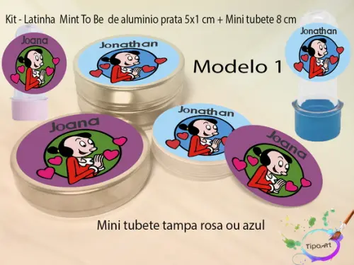 Kit Latinhas e Mini Tubetes -popai