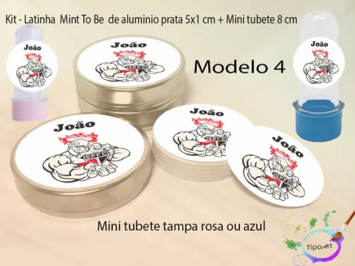 Kit Latinhas e Mini Tubetes -sp