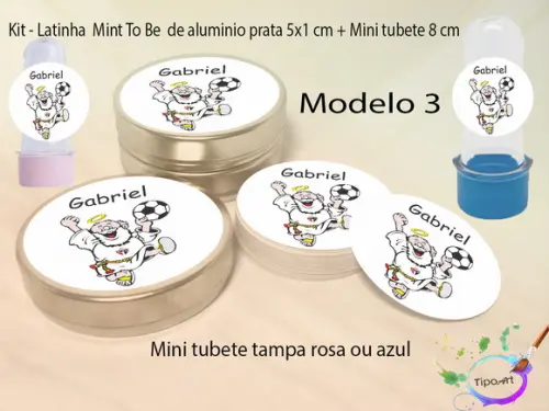 Kit Latinhas e Mini Tubetes -sp