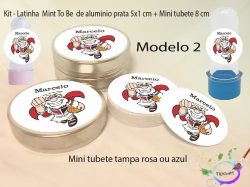 Kit Latinhas e Mini Tubetes -sp