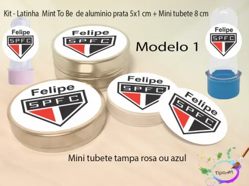 Kit Latinhas e Mini Tubetes -sp
