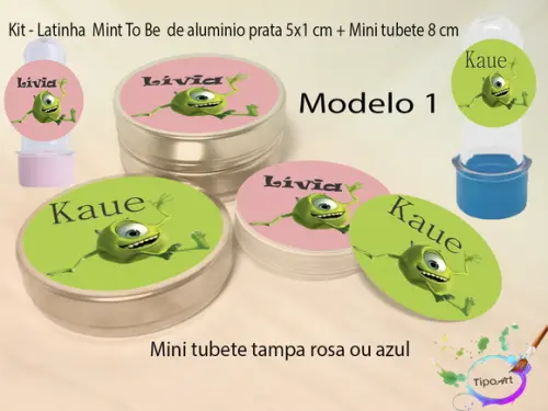 Kit Latinhas e Mini Tubetes -sullivan