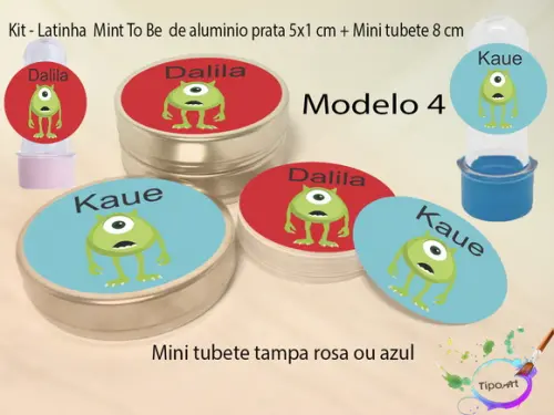 Kit Latinhas e Mini Tubetes -sullivan