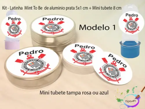 Kit Latinhas e Mini Tubetes -times