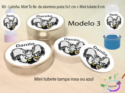 Kit Latinhas e Mini Tubetes -times