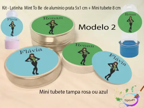 Kit Latinhas e Mini Tubetes -x Mens