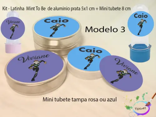 Kit Latinhas e Mini Tubetes -x Mens
