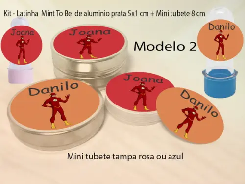 Kit Latinhas e Mini Tubetes-flash