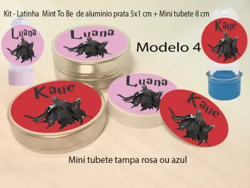 Kit Latinhas e Mini Tubetes-harry Potter-modelo 2