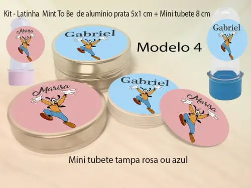 Kit Latinhas e Mini Tubetes-pateta
