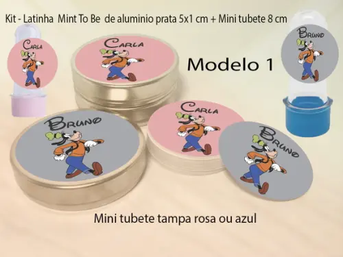 Kit Latinhas e Mini Tubetes-pateta