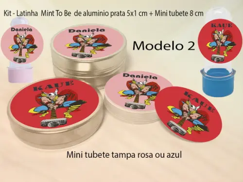 Kit Latinhas e Mini Tubetes-thor