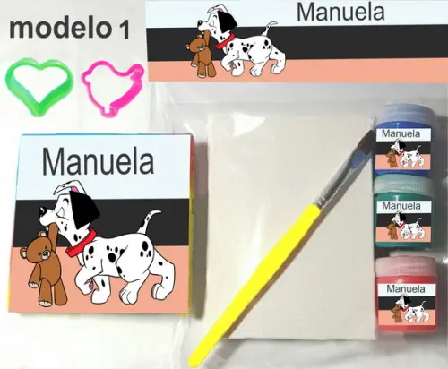 Kit Massinha e Pintura-101 Dalmatas